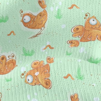 Chicken Chasing Earthworm Stretch Jersey