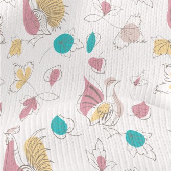 Silhouette Style Turtle Dove Stretch Jersey