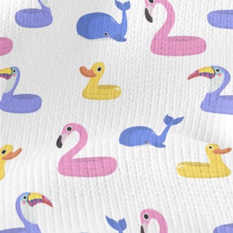 Animal Shaped Swimming Ring Stretch Jersey