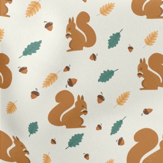 Fruit-eating Squirrel Lightweight Cotton Poplin