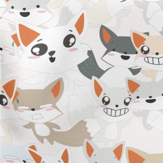 Fox With Ever-changing Express Lightweight Cotton Poplin