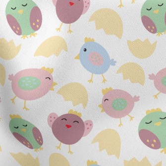 Chicken And Egg Shell Lightweight Cotton Poplin