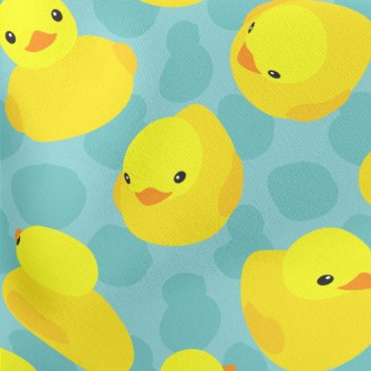 Yellow Duck Lightweight Cotton Poplin