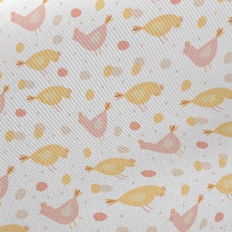 Hens Lay Eggs Midweight Cotton Poplin