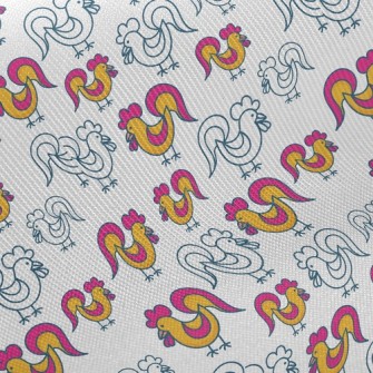 Rooster Best Friend Midweight Cotton Poplin
