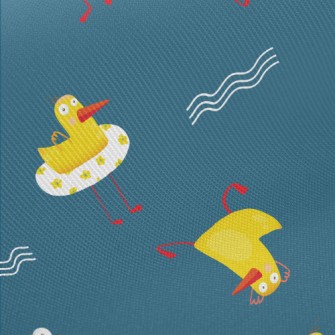 Playing Swimming Duck Midweight Cotton Poplin