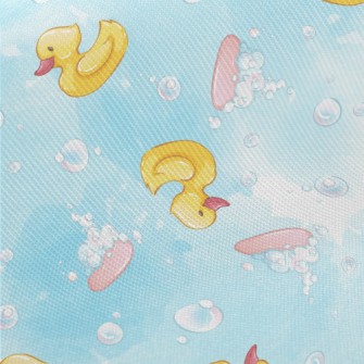 Bubble Duck Toy Midweight Cotton Poplin