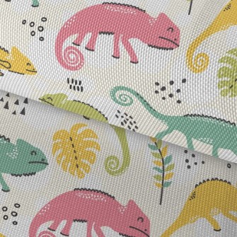 Smiling Chameleon Waterproof Oxford