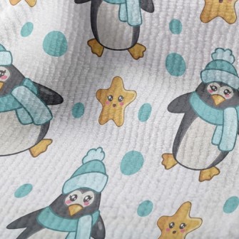 Blue Winter Penguin Terry
