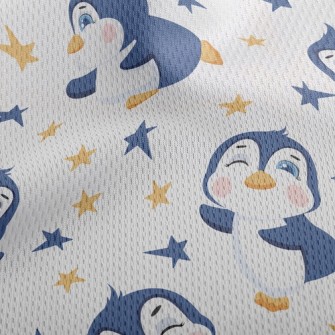 Dancing Penguin Athletic Mesh Flat Back