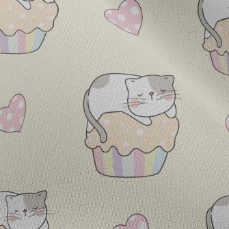 Cat On Cupcake Chiffon