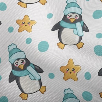 Blue Winter Penguin Dobby