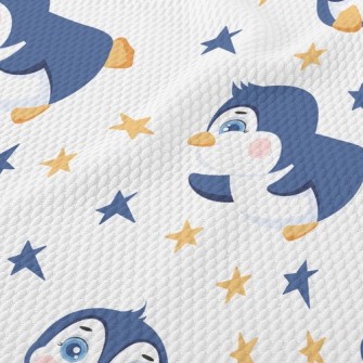 Dancing Penguin Birdseye Piqué