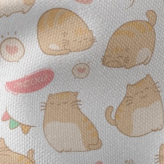 Cat Daily Life Waterproof Canvas