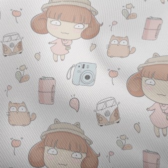 Cat And Girl Go On A Trip Dobby