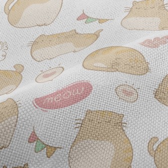 Cat Daily Life Performance Linen