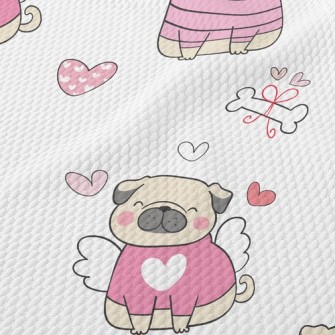 Ambiguous Loving Dog Birdseye Piqué