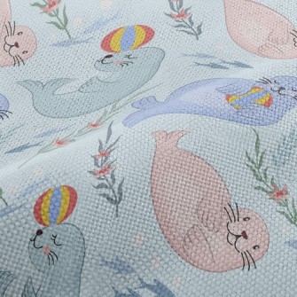 Seals Who Love To Play Ball Performance Linen