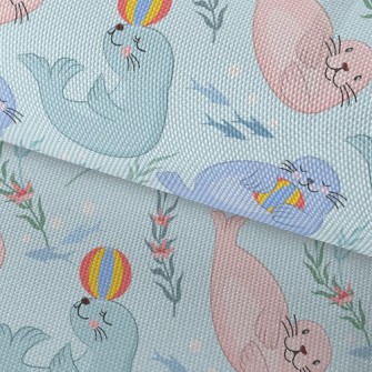 Seals Who Love To Play Ball Waterproof Oxford