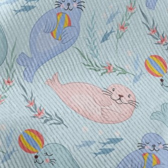 Seals Who Love To Play Ball Standard Corduroy