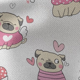 Ambiguous Loving Dog Waterproof Canvas