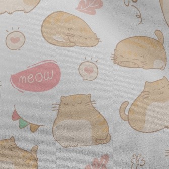 Cat Daily Life Chiffon
