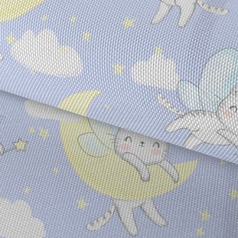 Angel Cat With Wings Waterproof Oxford