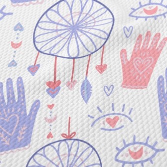 Bohemian Dreamcatcher Birdseye Piqué