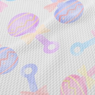 Pink Hand Toys Birdseye Piqué