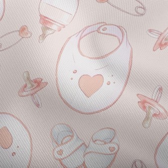Baby Bib Shoes Dobby