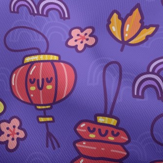 Plum Blossom Red Lantern Dobby