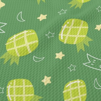 Exotic Pineapple Birdseye Piqué