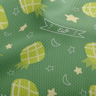 Exotic Pineapple Athletic Mesh Flat Back