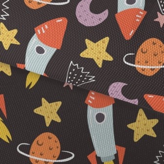 Planets And Rockets Waterproof Oxford