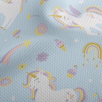 Dessert-loving Unicorn Athletic Mesh Flat Back