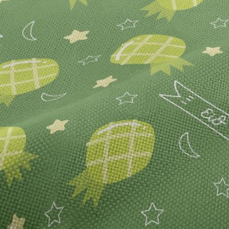 Exotic Pineapple Performance Linen