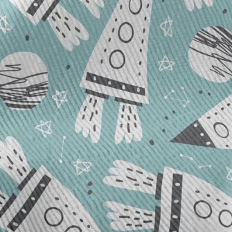 Rocket Flying Into The Sky Standard Corduroy