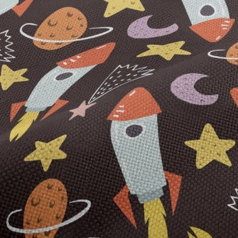 Planets And Rockets Performance Linen
