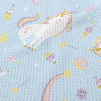 Dessert-loving Unicorn Birdseye Piqué