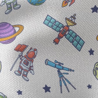 Satellites And Space Explorati Waterproof Canvas