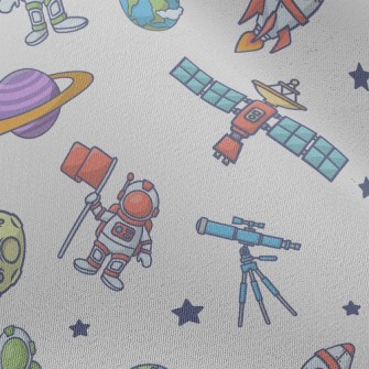 Satellites And Space Explorati Chiffon