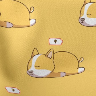 Sleeping Corgi Stretch Ponte