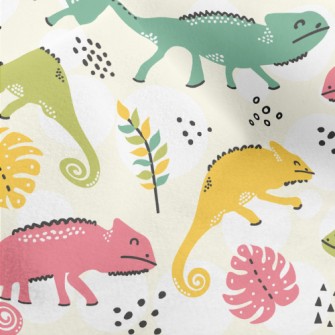 Smiling Chameleon Micro Fleece