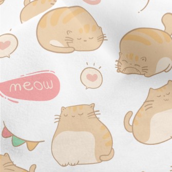 Cat Daily Life Micro Fleece