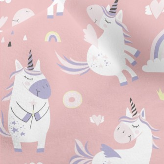 Childish Unicorn Micro Fleece
