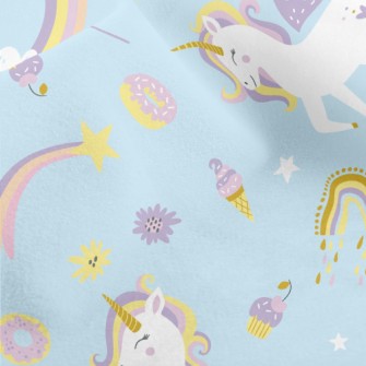 Dessert-loving Unicorn Micro Fleece