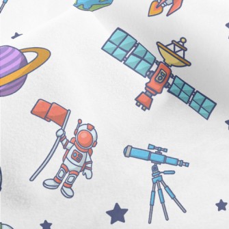Satellites And Space Explorati Micro Fleece