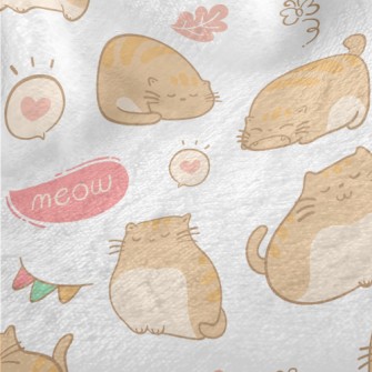 Cat Daily Life Minky