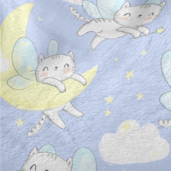Angel Cat With Wings Minky