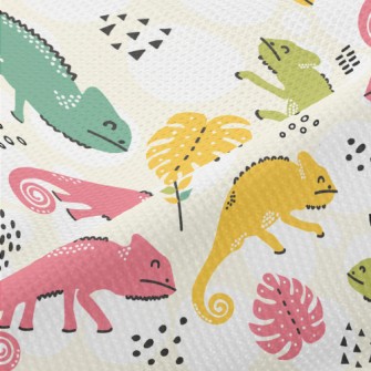 Smiling Chameleon Piqué